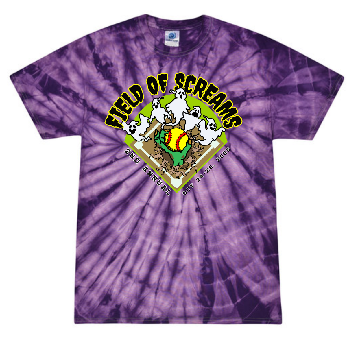 Field of Screams - Short Sleeve Tee (TIE DYE)