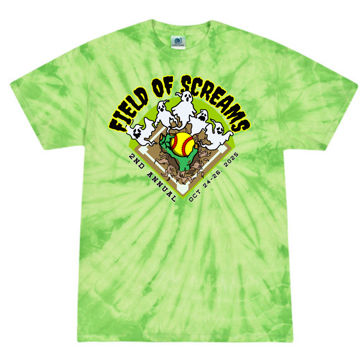 Field of Screams - Short Sleeve Tee (TIE DYE)